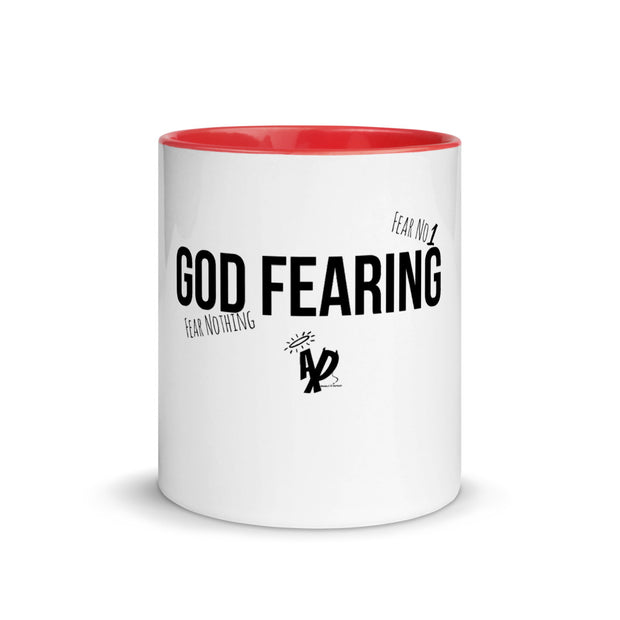 Godfearing Mug with Multi Color Inside